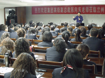 集团高级副总裁陈向东老师莅临兰州学校指导工作